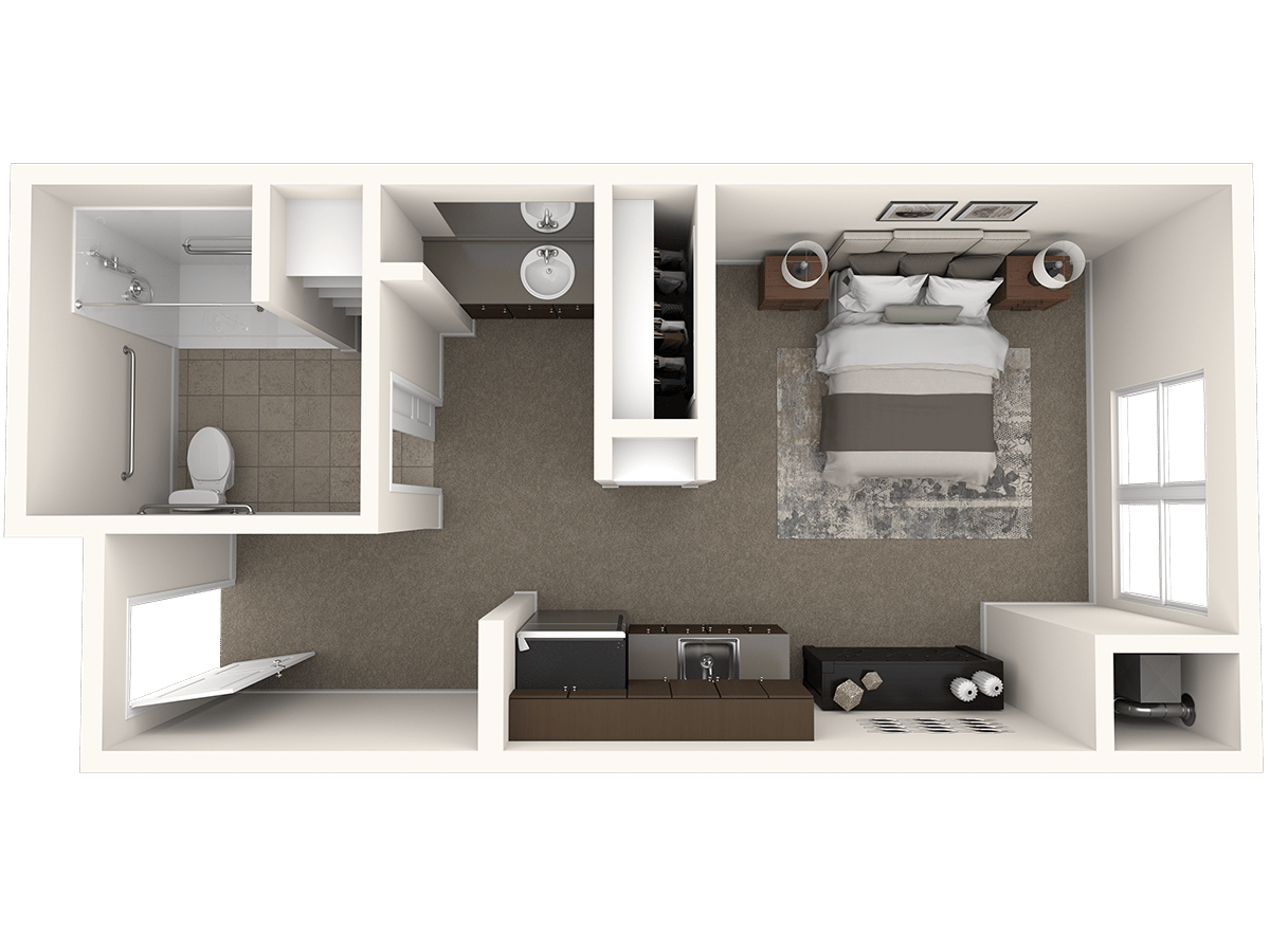 Arbor Terrace Exton - Studio, 1 bath