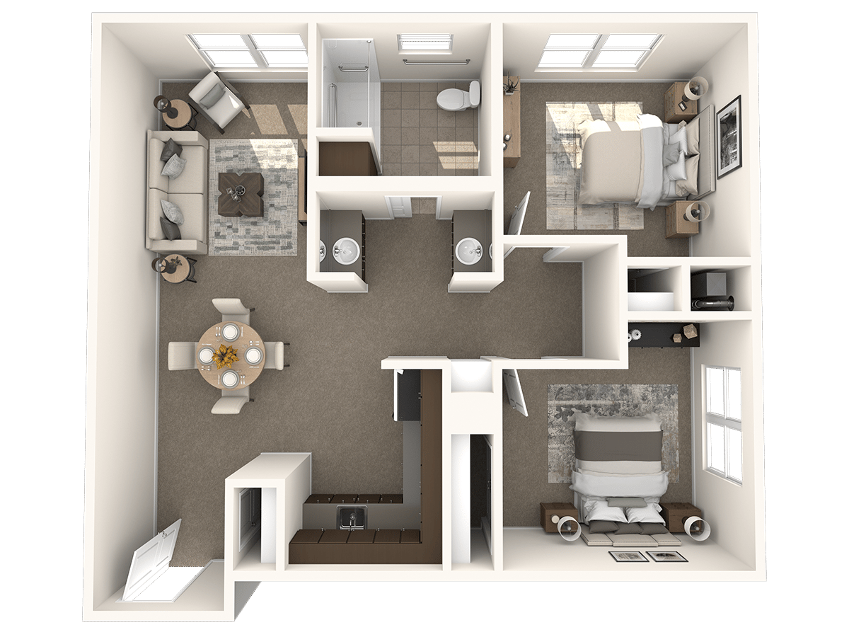 Arbor Terrace Exton - 2 bed, 1 bath