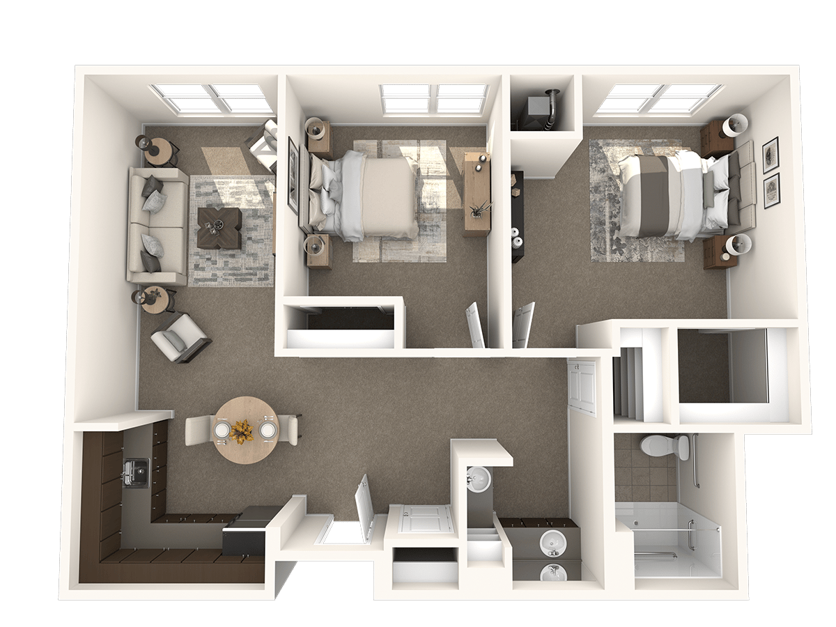 Arbor Terrace Exton - 2 bed, 1 bath